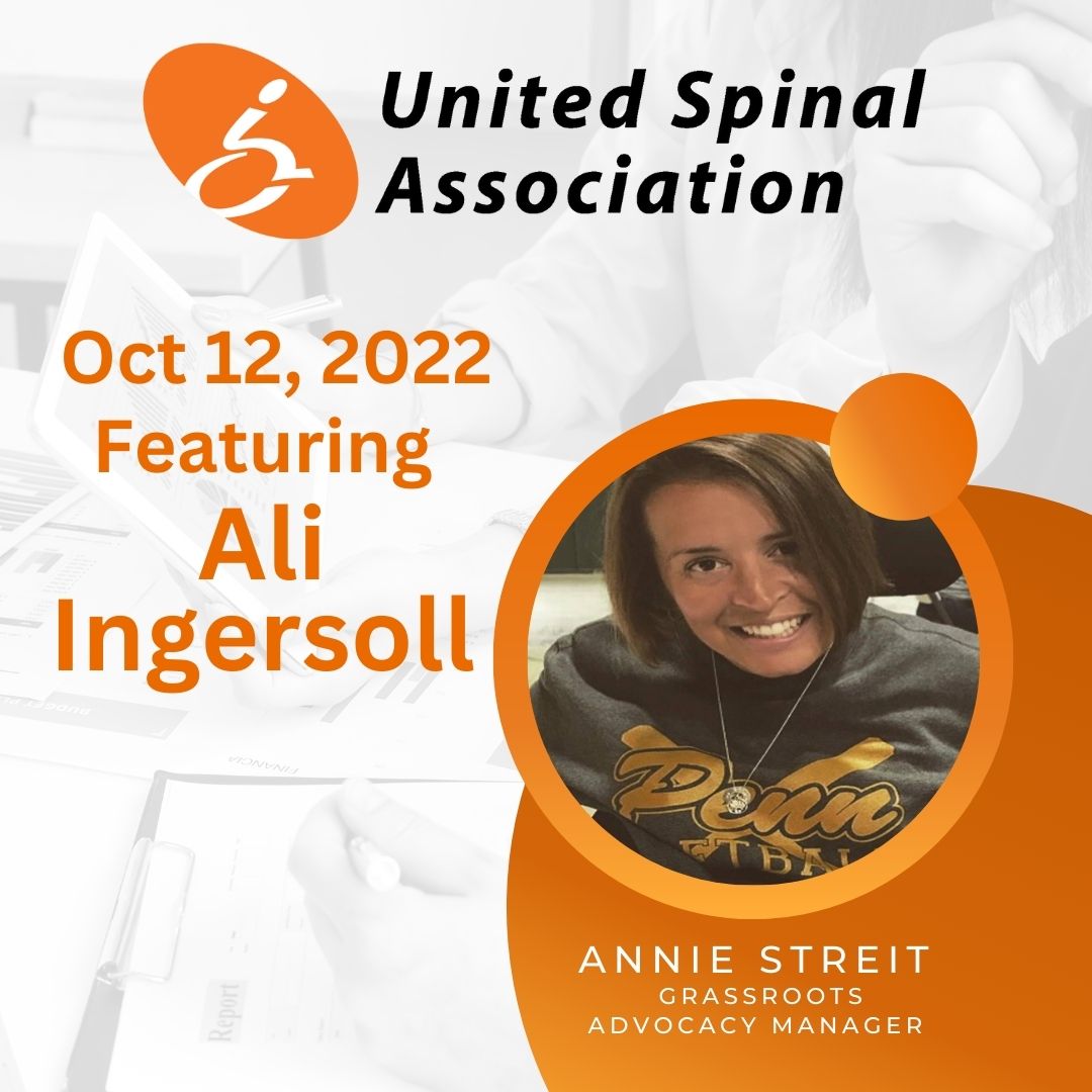 Banner for United Spinal Association podcast